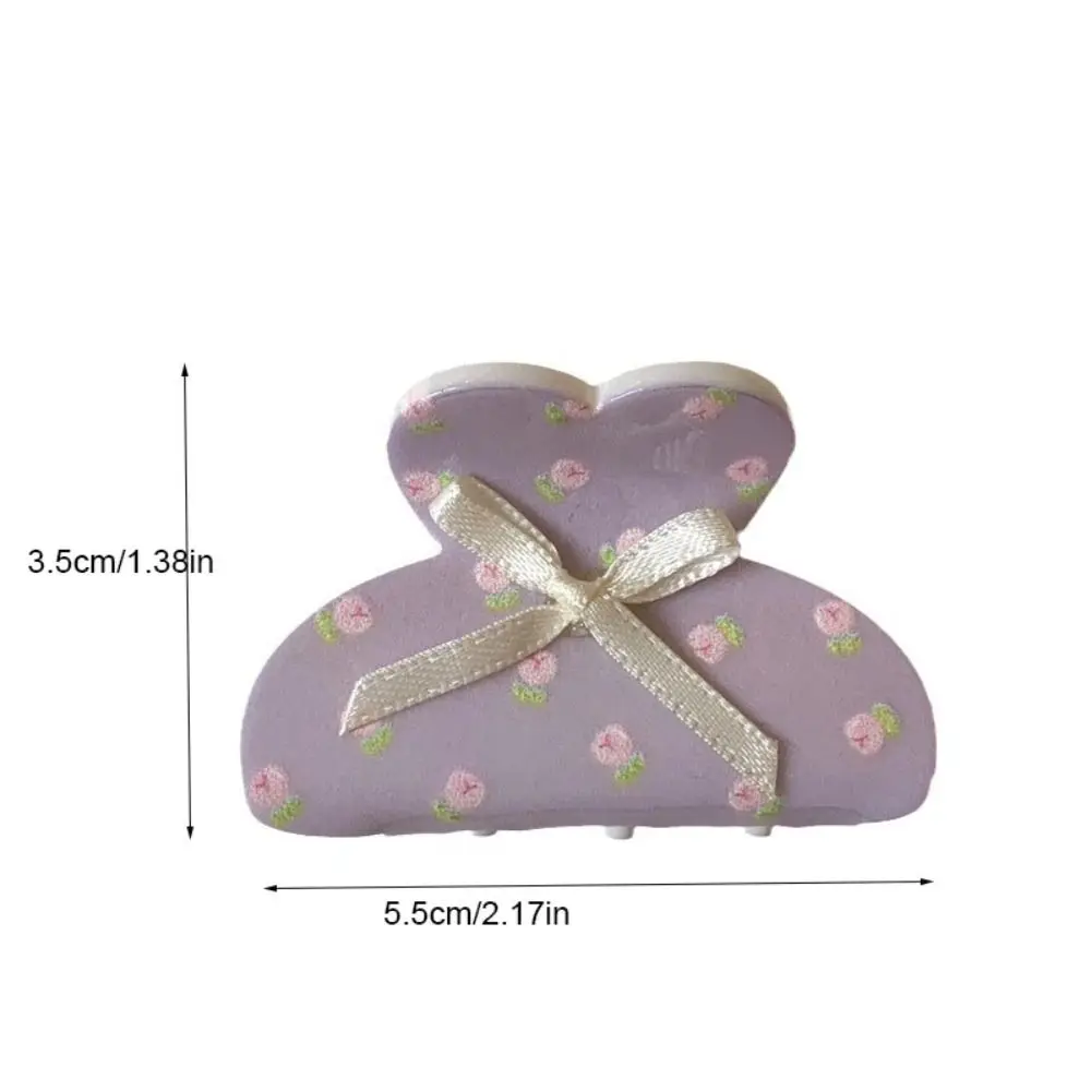 Cute Sweet Bow Flower Hair Claw Women Girl Bowknot Ribbon Crab Clip Y2k hark Clip Hair Clip Hair Accessories