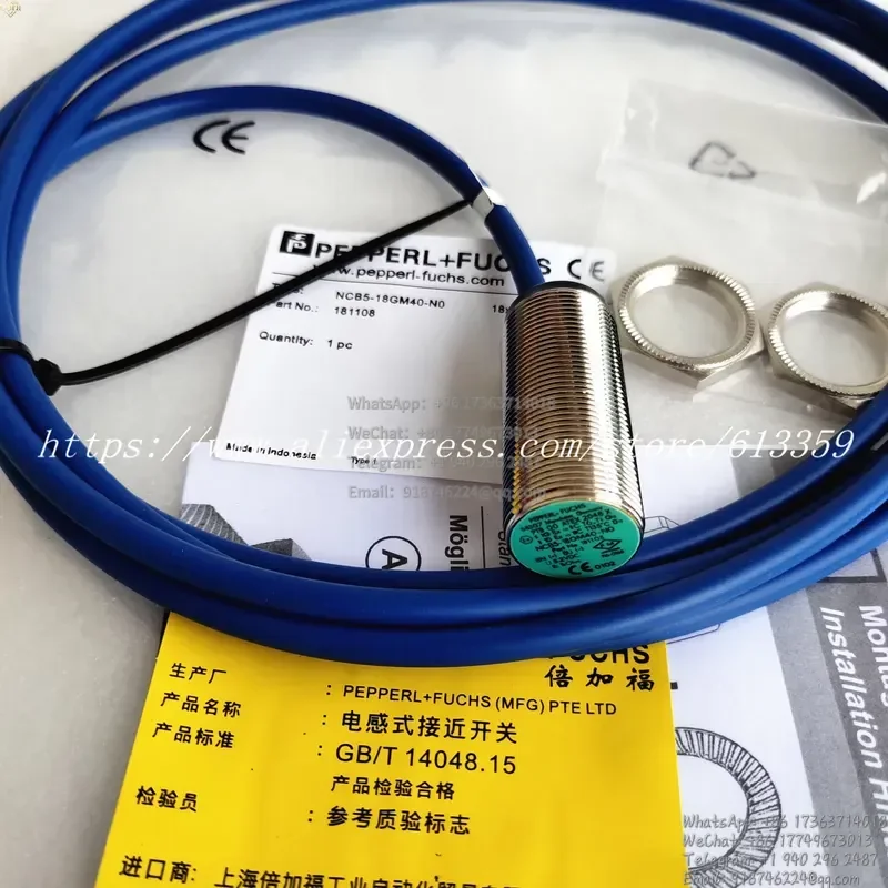 

NCB5-18GM40-N0 P+F Proximity Switch Sensor New High-Quality