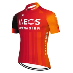2023 INEOS GRENADIER cycling jersey short sleeve camisa ciclismo wielerkleding heren camisetas mtb tricota bike clothing tenue