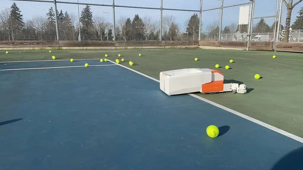 Bild 4: Neuester Smart Tennis Ball Pick up Robot Tennis Ball Collector Picker für Tennis Sports Training Court