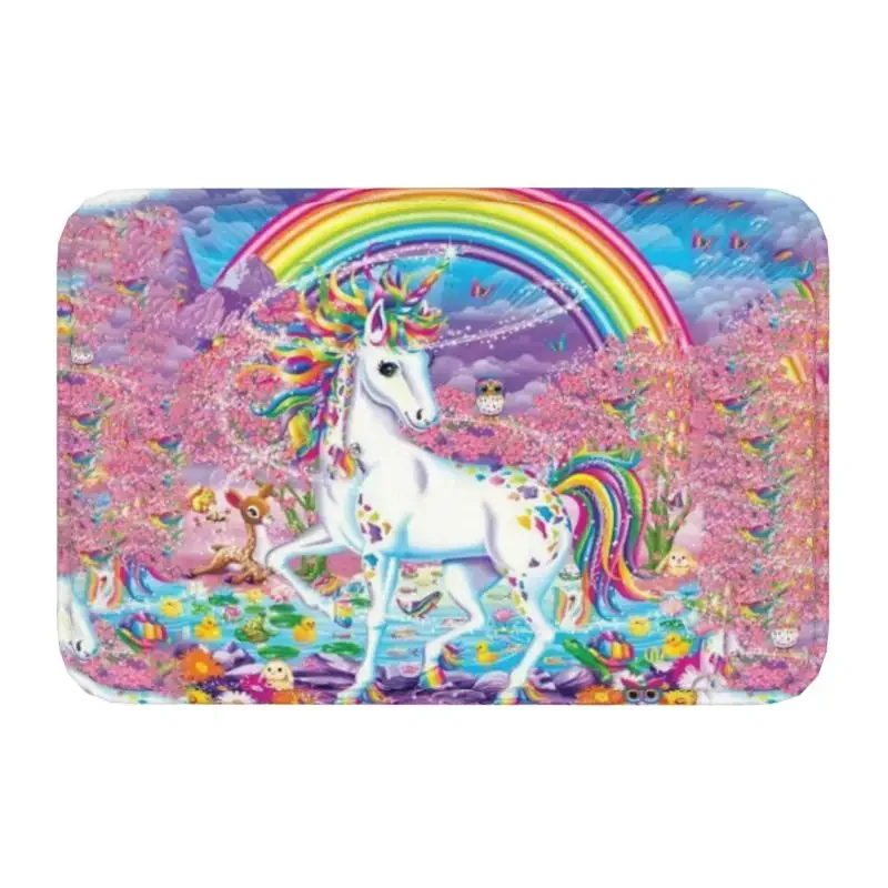 Custom Unicorns Horse Magical Art Doormat Anti-Slip Entrance Bathroom Kitchen Floor Door Mats Garden Carpet Rug