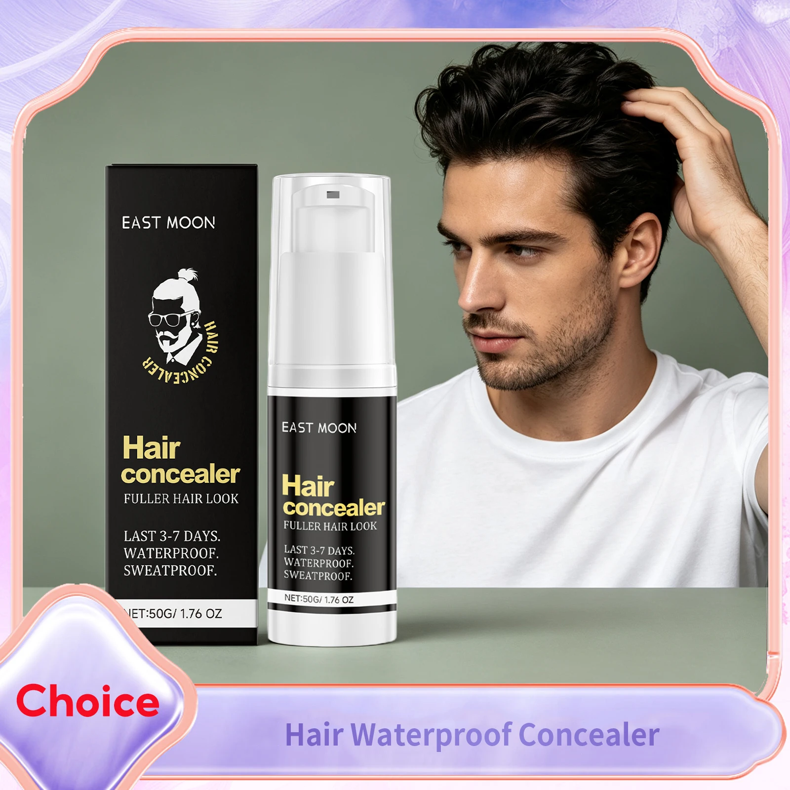 Hairline Concealer Waterproof Sweat-Proof Instantly Root Touch up Edge Control Filling Hair Line Natural Color Hairline Makeup