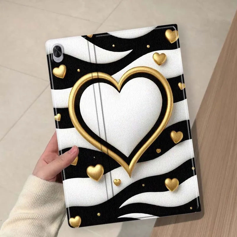 Heart Shaped Art Soft For Huawei MediaPad 11 M5 M6 ES Pro M5Lite Honor Pad V7 V8 X7 X8 X9 GT Pro Tab Tablet Case