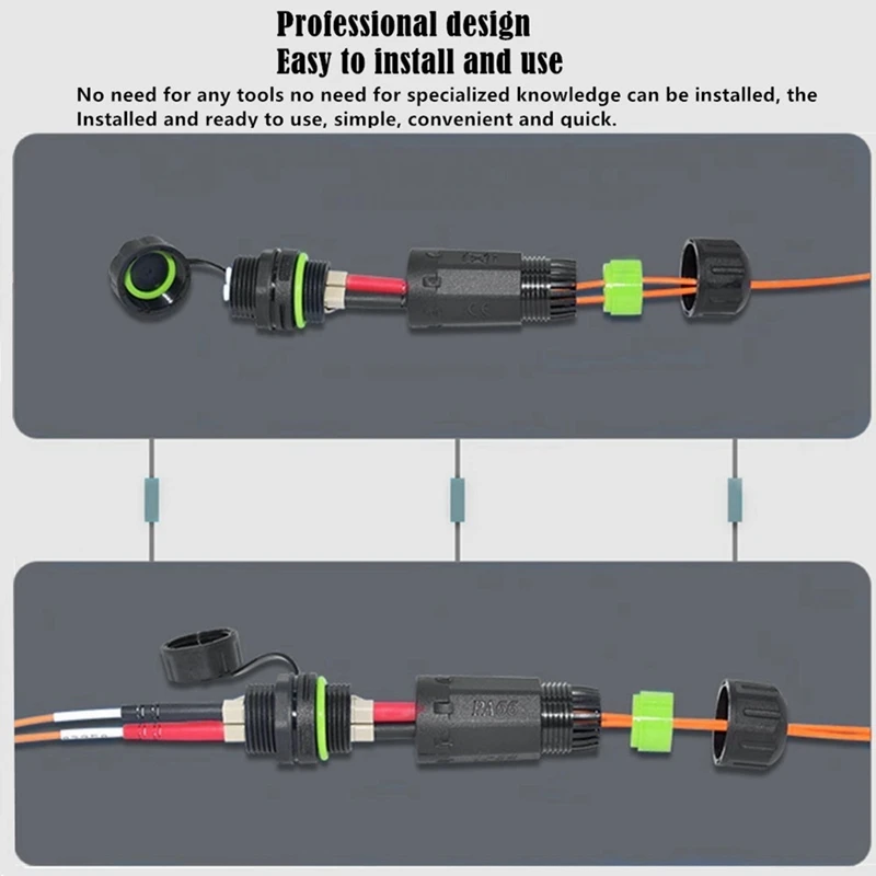 IP68 Waterproof Fiber Optical Adapter High-Quality SC To SC Extension Connector SC Extend Coupler Adapter  SC Duplex