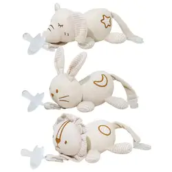 Newborn Baby Pacifier Silicone Cute Cartoon Animals Shape Pacifier Detachable Doll Babies Outing Sleeping Pacify Tool Baby Toys