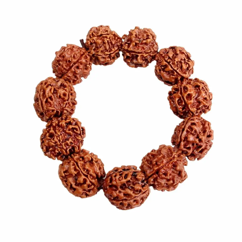 Vintage Tibet Tibetan Buddhist Buddha Rudraksha Prayer Beads Buddhism Bracelet Men Women Yoga Bangle Jewelry