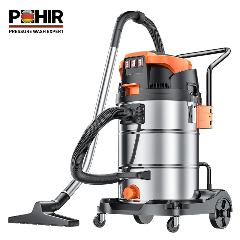Cleaner High Quality 70L Industrial Wet Dry Vacuum Cleaner Business Use Extra-Large Dust Capacity for High Efficiency