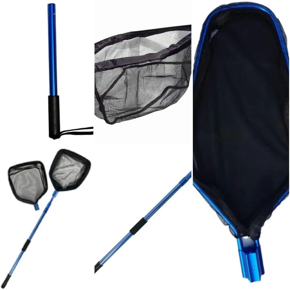 

Ultimate Heavy Duty Pond Care Interchangeable Net System for Water Garden Koi Fish Ponds, Includes Sludge Skimmer Net Head
