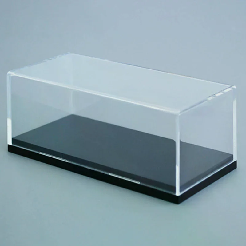 1PC 1/64 1pc 1/64 Gift Acrylic Display Case Fit Mini Size Dust Proof Clear Box Cabinet Action Figures