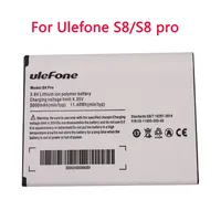 Original 3.8V 3000mAh Ulefone S8 S8pro Battery For Ulefone S8/S8 pro MTK6737 MTK6580 Replacement  Li-ion Batteries