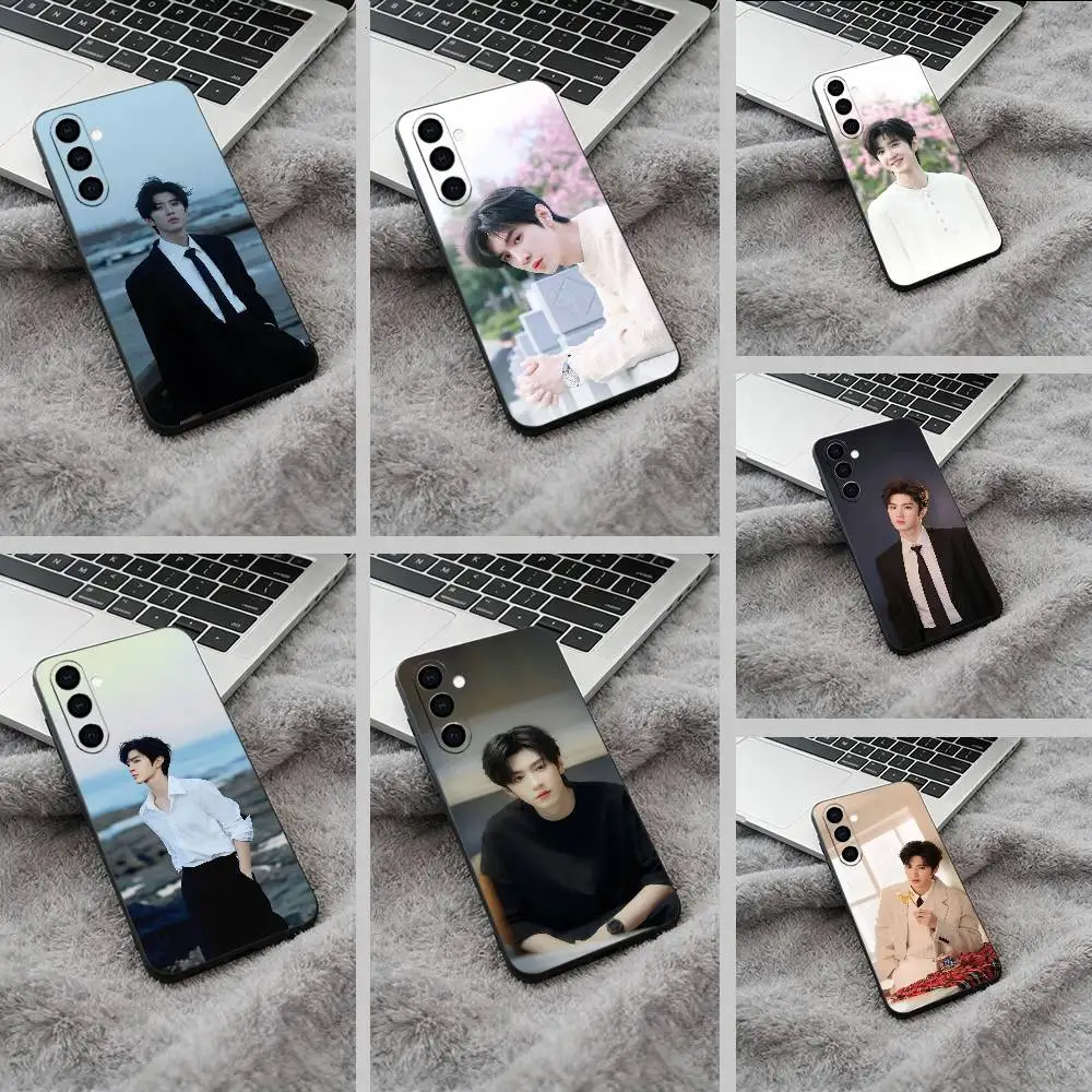 

C- Chen Zheyuan-Actor Phone Case For Samsung Galaxy A73,A71 A72,A70,A53,A52,A51,Soft Silicone Black Cover