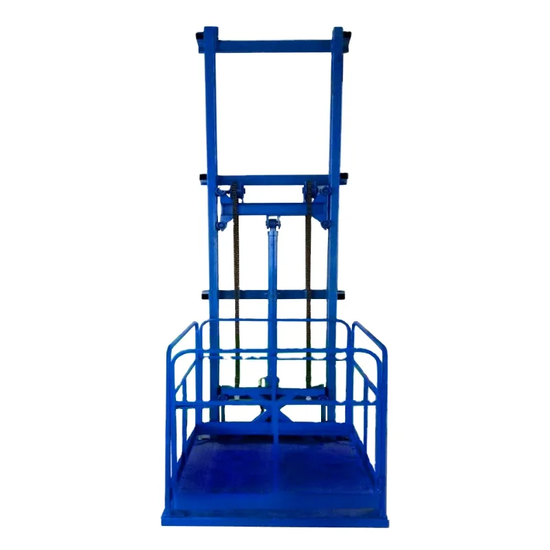 Factory Supplier Single/Double Guide Rail Cargo Lifting Platform/industrial Lift Cargo Freight Elevator