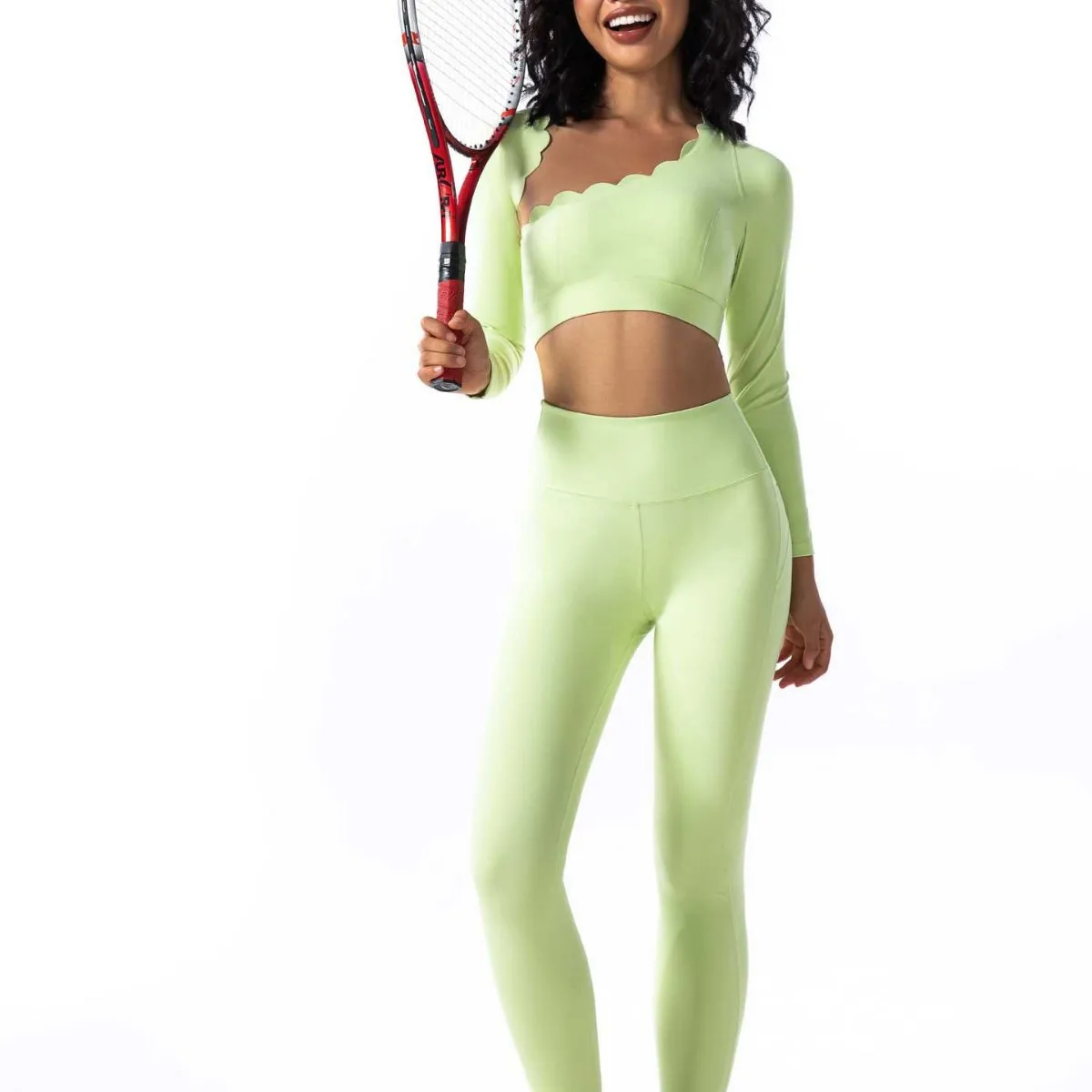 ملابس يوجا رياضية للجري واللياقة البدنية، أطقم يوجا نسائية مريحة وصديقة للبشرة وقابلة للتنفس مع وسادة صدر