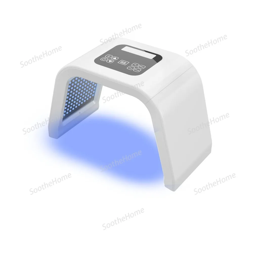 LED Spectrometer, 7-Color Photon Skin Rejuvenation Device, Foldable Skin Rejuvenation Light Device, Red Light Beauty Instrument