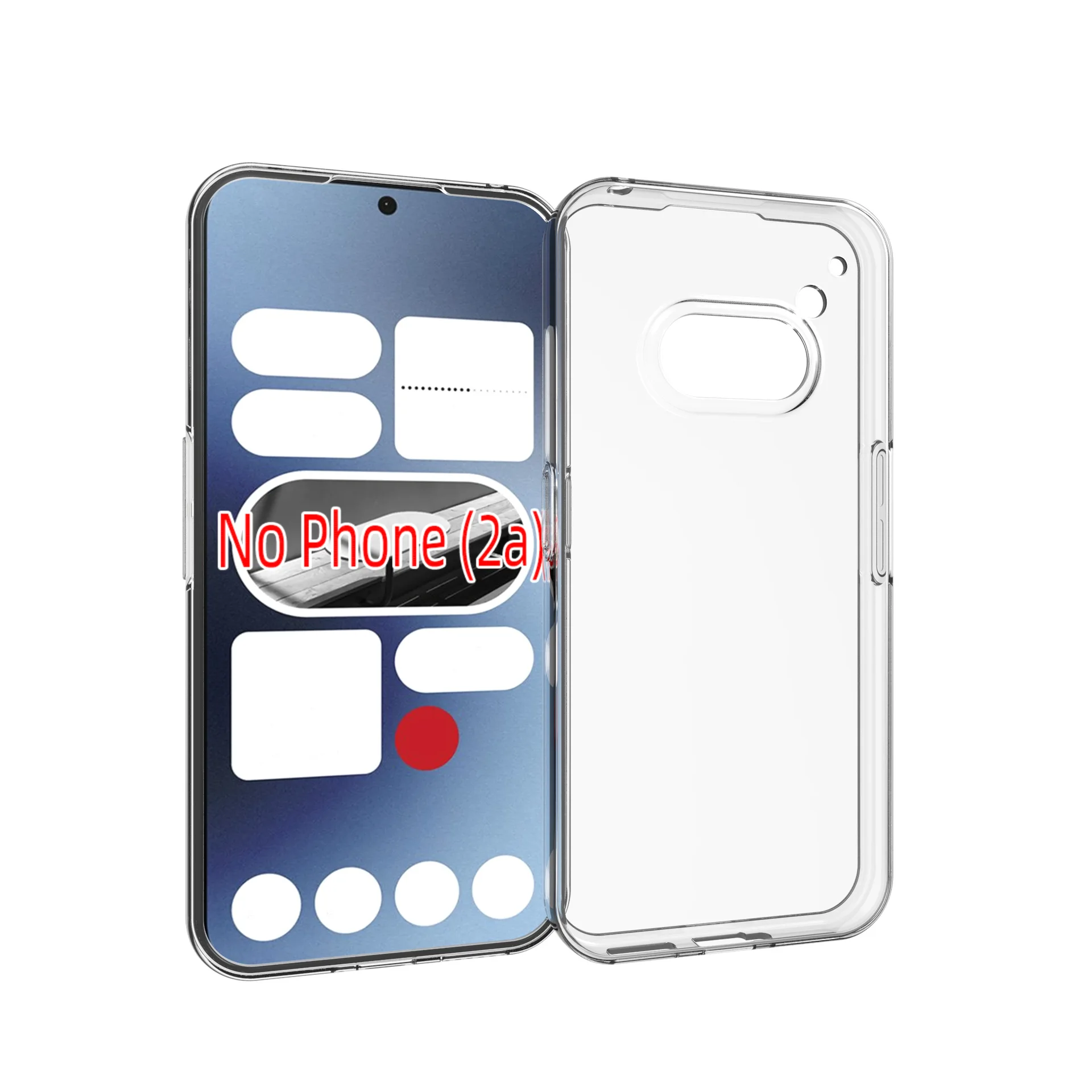 Super Thin Soft TPU Clear Case for Nothing Phone 1 2 2A phone2 Anti-Drop Cell Phone Bag Cover for Nothing Phone1 Cases