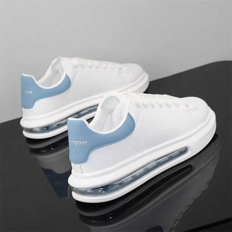 Chaussures de tennis classiques pour hommes et femmes, petites chaussures blanches, chaussures de sport décontractées, coussin d'air assressenti, couple, dames, mode