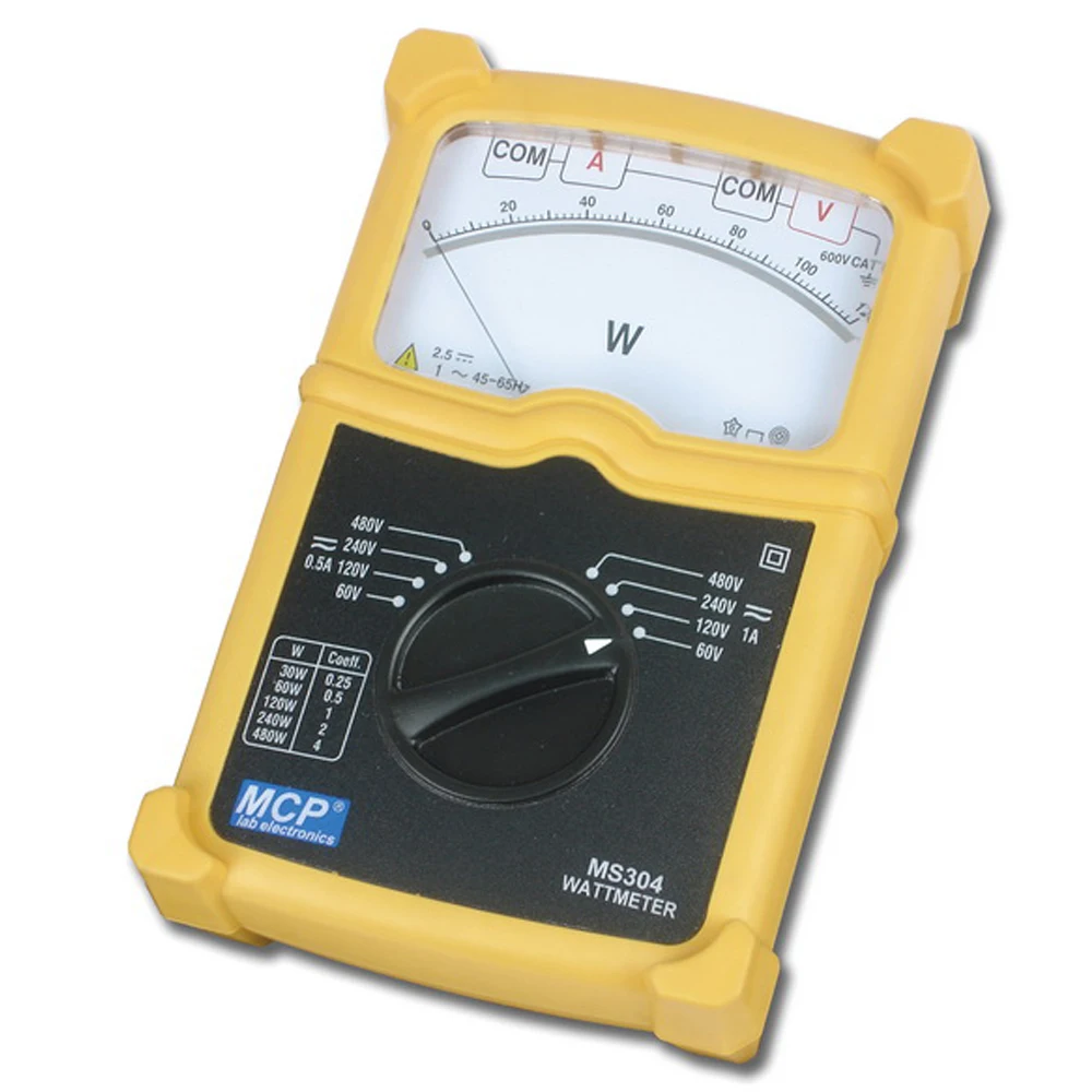 MS304 - single phase analog wattmeter