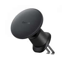 Baseus CW01 car mount for iPhone with 15W induction charger for air vent grille-Black