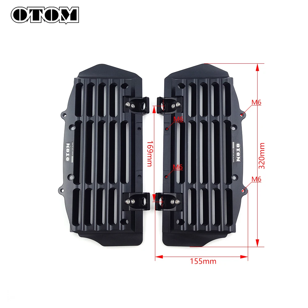 OTOM Radiator Guard Aluminum For KTM SX XCW EXC 2016-2022 HUSQVARNA FC TE GASGAS 125 250 350 450 Dirt Bike Motorcycle Accessory