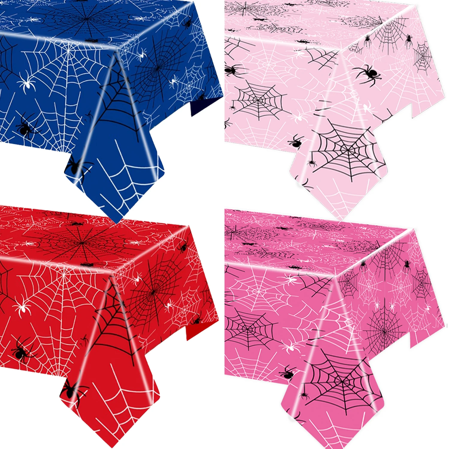 

Spider Web Halloween Disposable Tablecloth Tablecloth Halloween Decoration Home Dining Table Party Decoration Multiple options