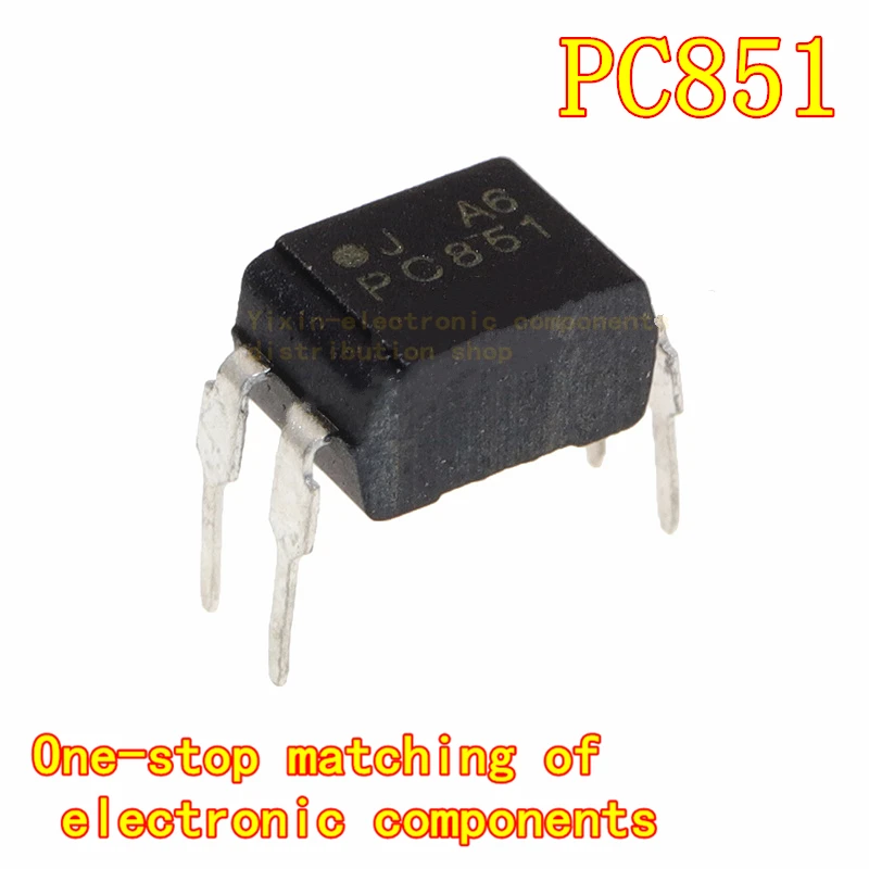 10PCS/Pack PC851XNNSZ0F DIP4 PC851 high voltage optocoupler BOM with single