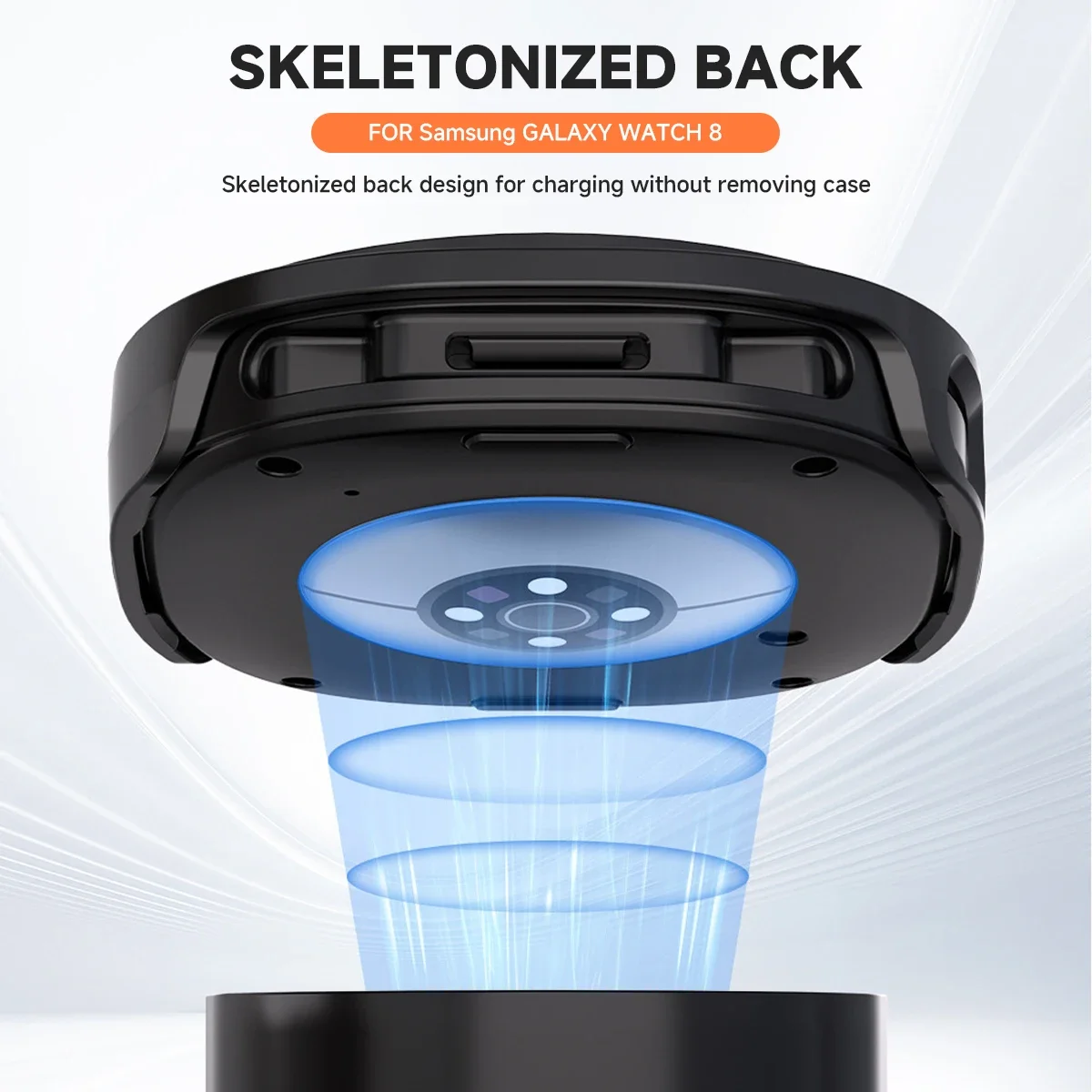 PC Hard Case For Samsung Galaxy watch 8 40mm 44mm Matte Cover Protective For Galaxy Watch 8 Classic Hollow Out Shell Accessories