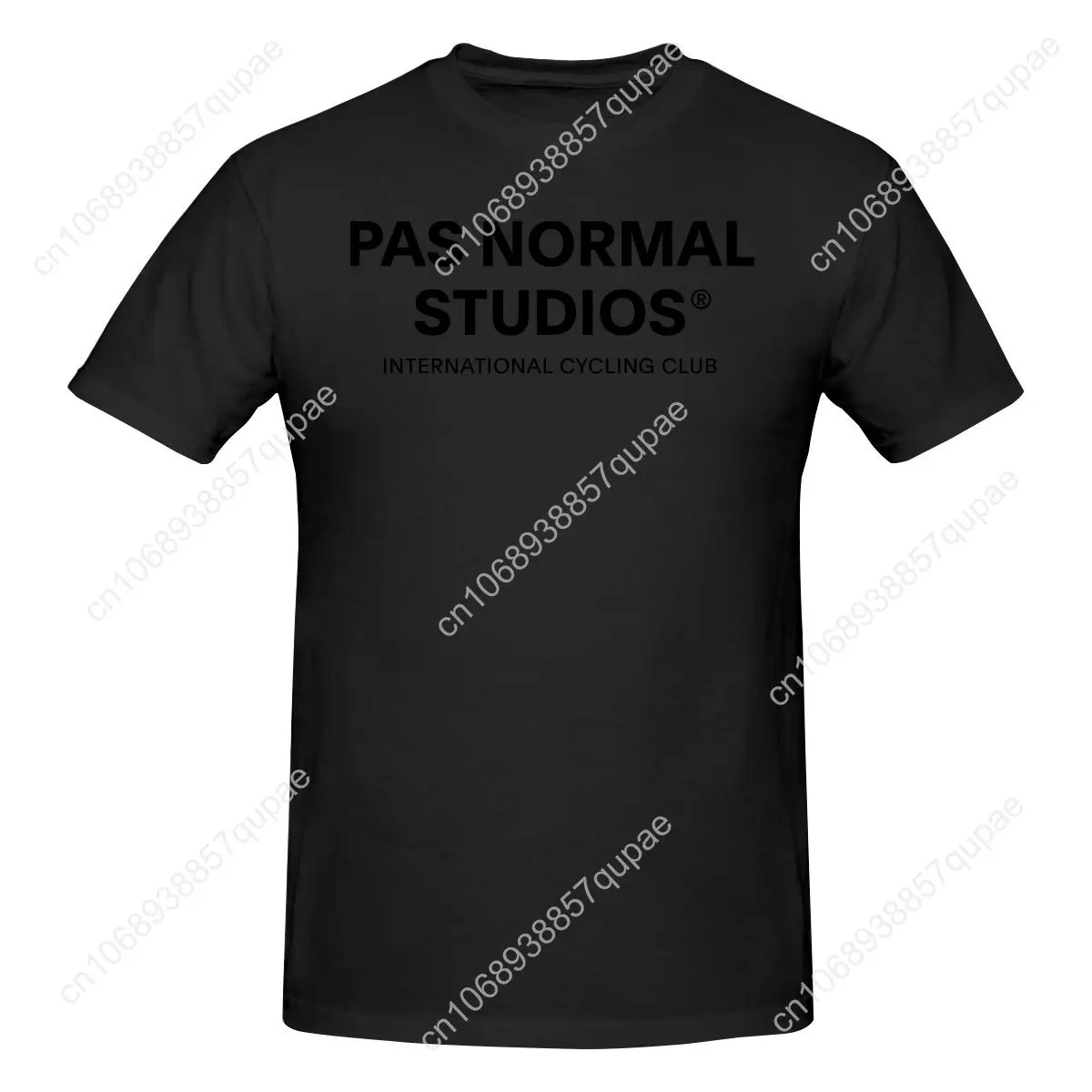 مضحك Pas Normal Studios الأسود شعار تي شيرت رجالي مطبوعة بلايز فضفاضة ونحيفة تناسب المرأة تي شيرت