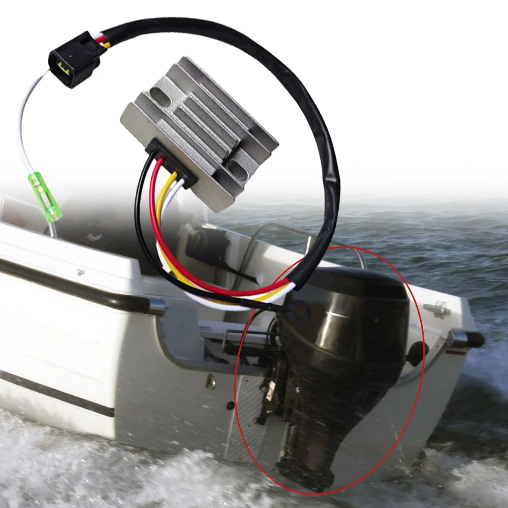 

For 2000 2001 2002 2003 2004 2005 2006 2007 Suzuki DF25 DF30 Motorcycle Voltage Regulator Rectifier accessories 32800-89J00