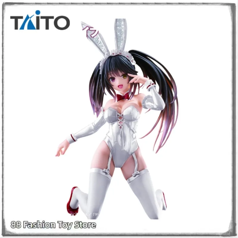

In Stock Original TAiTO Desktop Cute Date A Live Kurumi Tokisaki Bunny Girl 18.5CM Anime Figure Model Toy Gift Collection Statue