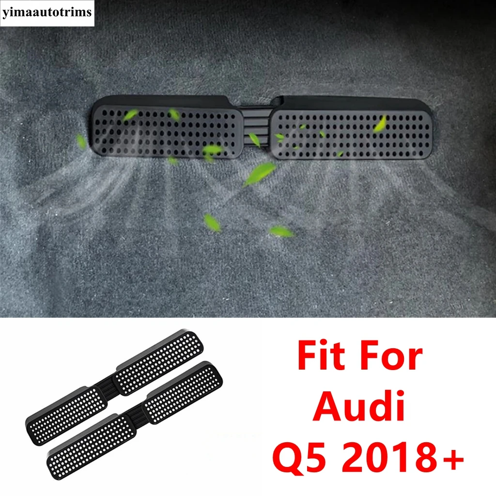 Car Seat Under Floor Air Conditioning AC Vent Dust Protection Cover Kit Accessories For Audi Q5 2018 2019 2020 2021 2022 2023