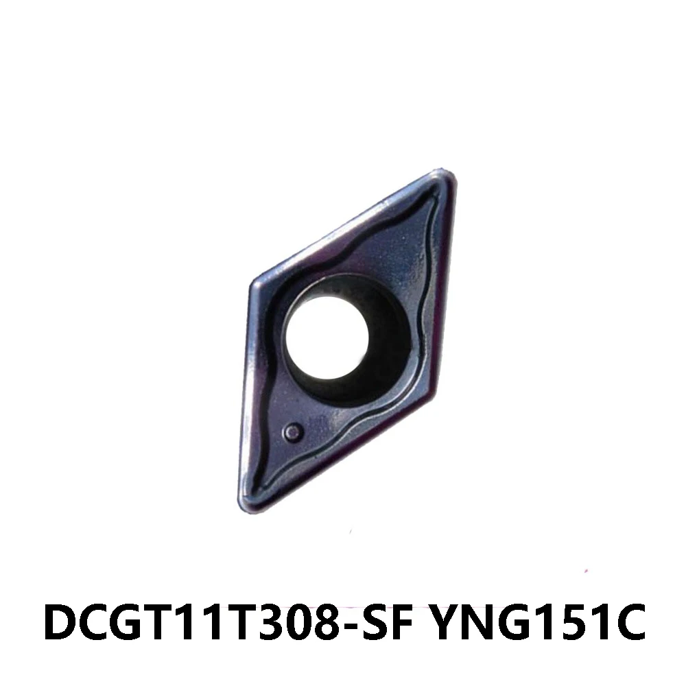 Original DCGT11T302-SF DCGT11T304-SF DCGT11T308-SF YBG102 YNG151C DCGT Cutter Turning Tools Carbide Inserts CNC Machine BEYOND