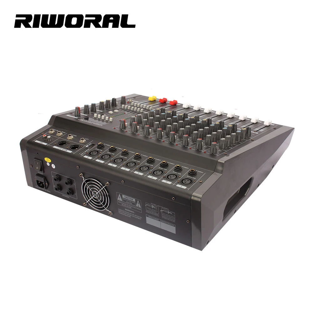 PMX808D 8 Channel Power Mixer Effect Sound Mixer Dj Console Professional Audio Mixer Equalizer Power Amplifier