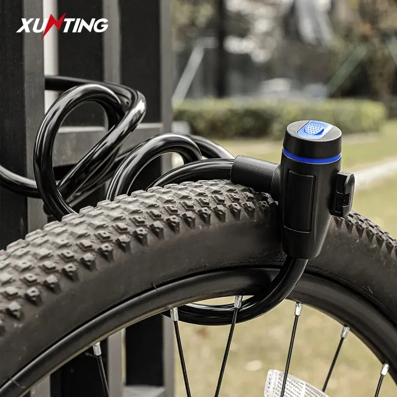 Xunting Steel Wire Metal Bicycle Safety Lock Universal Anti-Theft Bicycle Lock Motorcycle Wire Lock Safety Cable with 2 Keys