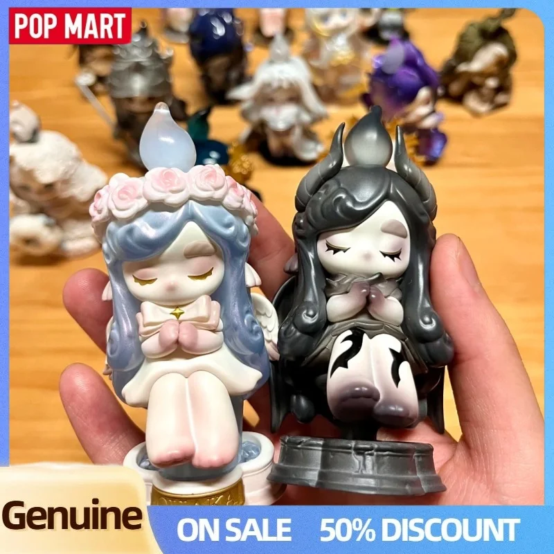 

Подлинная серия POPMART Chaka Candle Whisper, слепая коробка, фигурка Kawaii, настольная коллекция, украшение, загадочная коробка, игрушка, подарок на день рождения