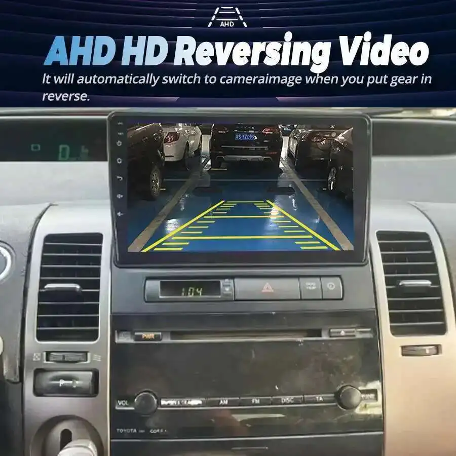 Android 15 Car Radio Stereo 9inch AI Voice CarPlay For Toyota Prius 2006 GPS Navigation Multimedia Video Player Screen 4G WIFI