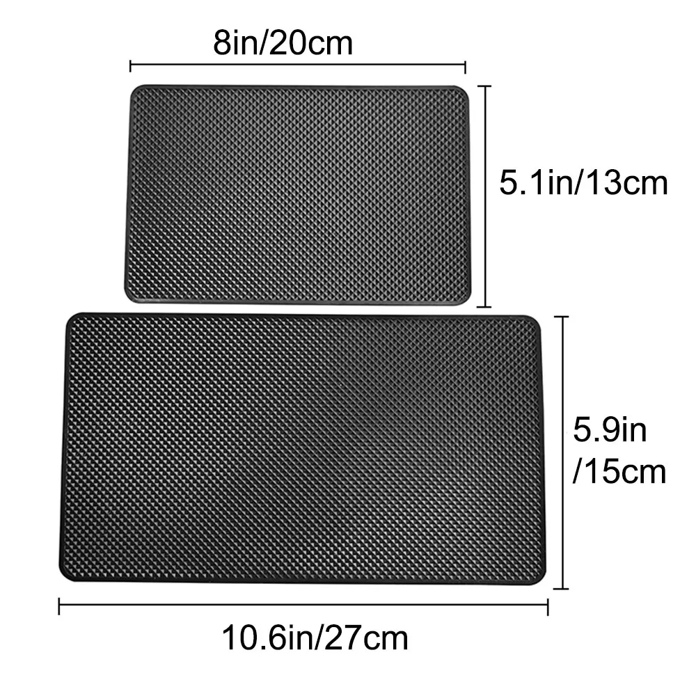 Car Dashboard Non Slip Grip Sticky Pad Mobile Phone Holder Mat Anti-Skid Silicone Auto Interior Accessories