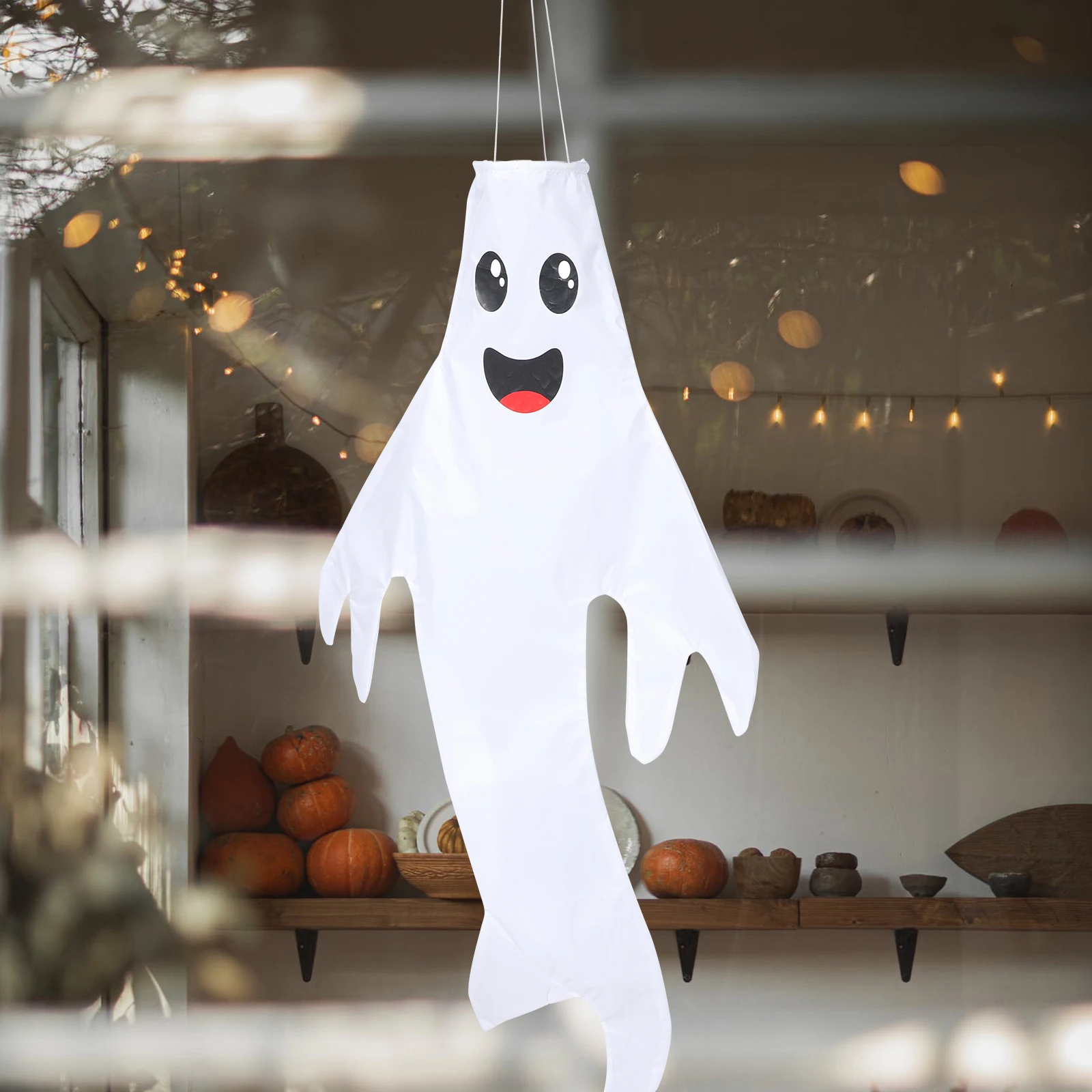 

Banner Ghost Windpipe Outdoor Ornaments Hanging Cloth Garden Sculpture Decoration