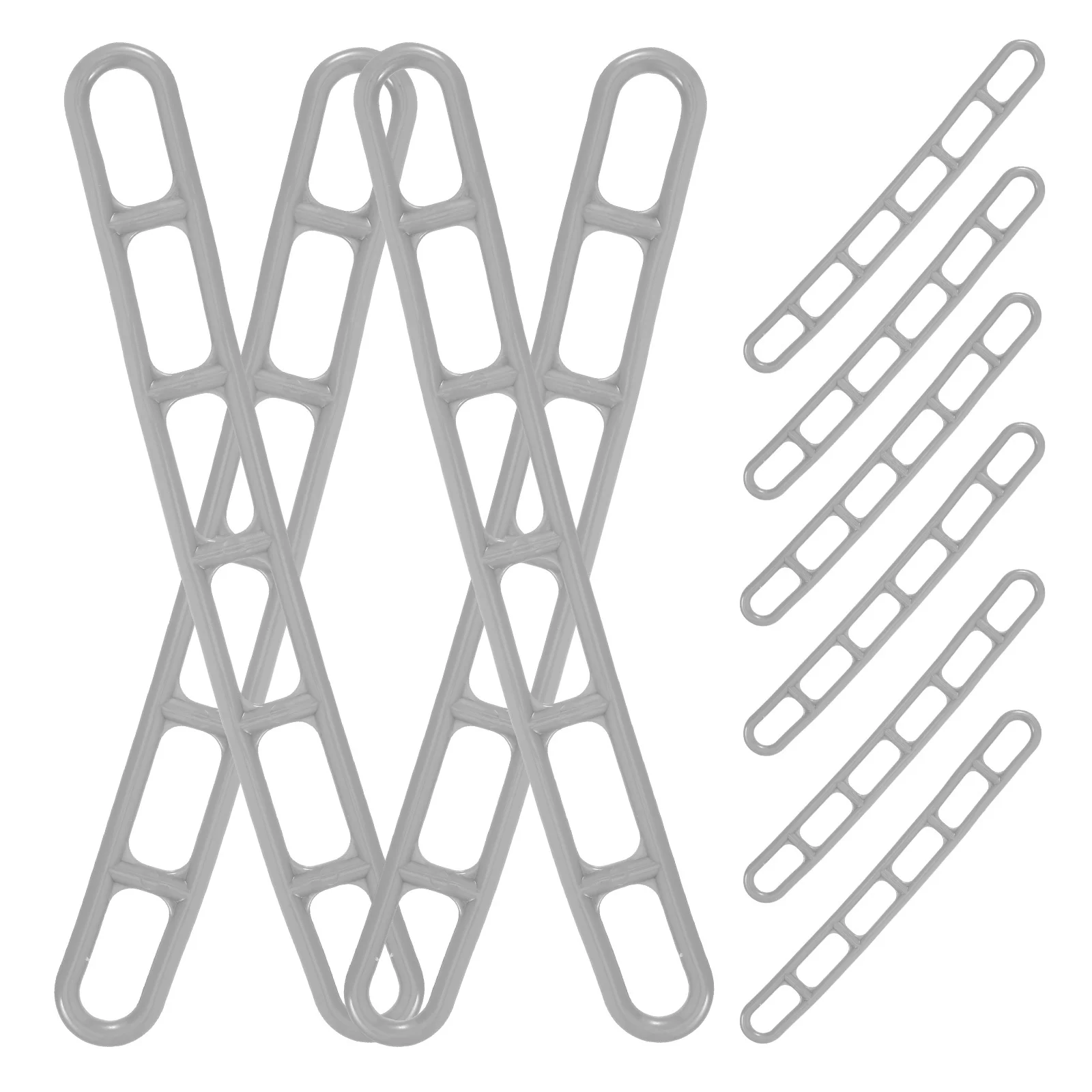 10 قطعة خيمة نايلون متينة حبل المشدود المضادة للانزلاق يندبروف السحابات حبل المشدود خيمة الحبل أبازيم الحبل مشبك السحابات