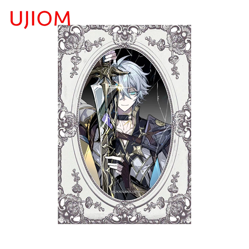 UJIOM phainon Honkai Star Rail delicate Wall Stickers nice card style design Wardrobe Computer case Decals Vinyl amusing poster