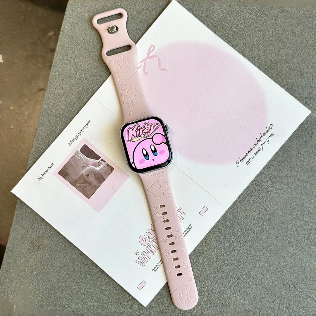 Apple Watch Band - Ремешок для часов Kawaii Kirby Apple,