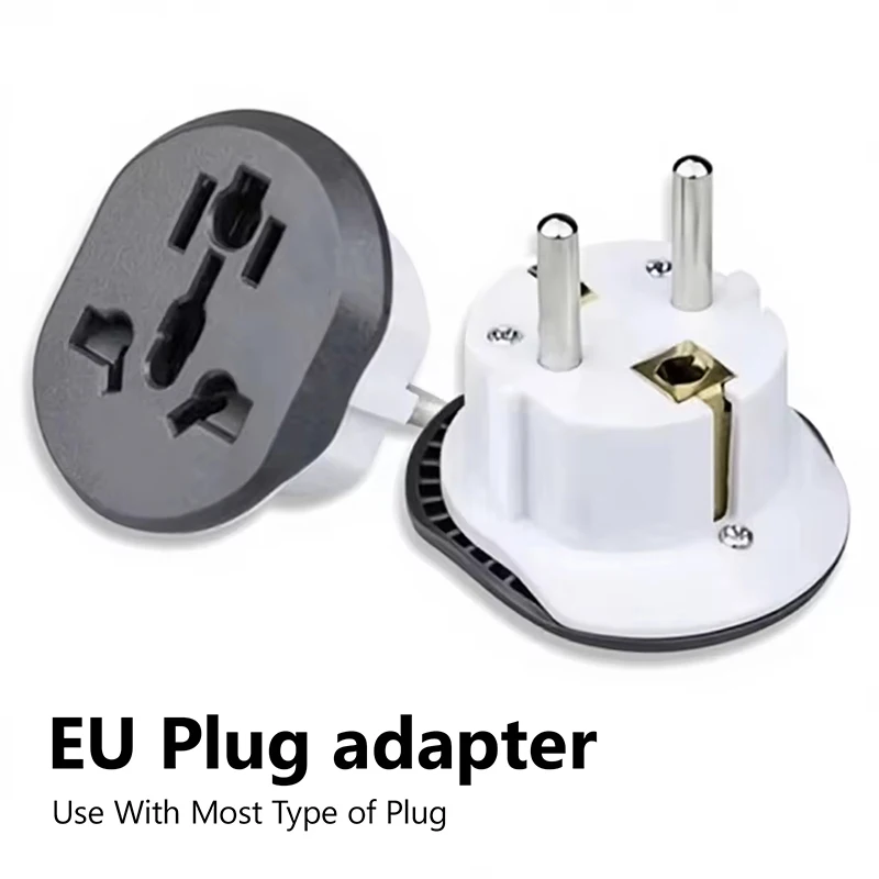 EU-Steckeradapter, stabile Wandsteckdosenverbindung, internationales Reise-Stromversorgungsgerät für europäische und koreanische Steckdosenadapter