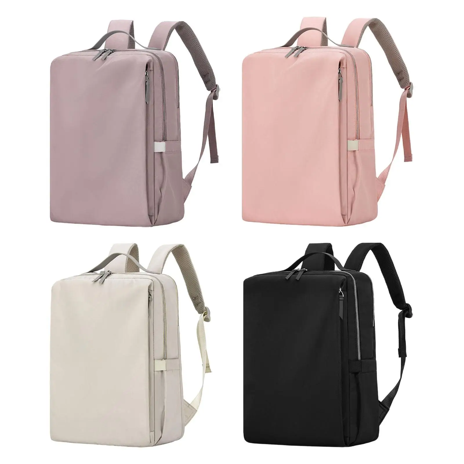 

Компьютерный рюкзак-сумка с застежкой-молнией, ударопрочный, для ноутбука 15,6 дюймов, повседневный рюкзак-портфель для офиса, работы, путешествий на самолете