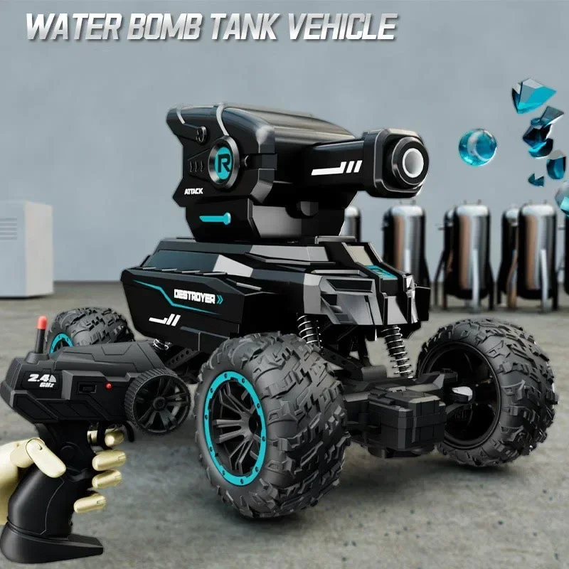 

Children's RC Car VS Tank Toy Multifunction Offroad Armored Vehicle Remote Control Water Bomb Car Multiplayer Competitive Gift