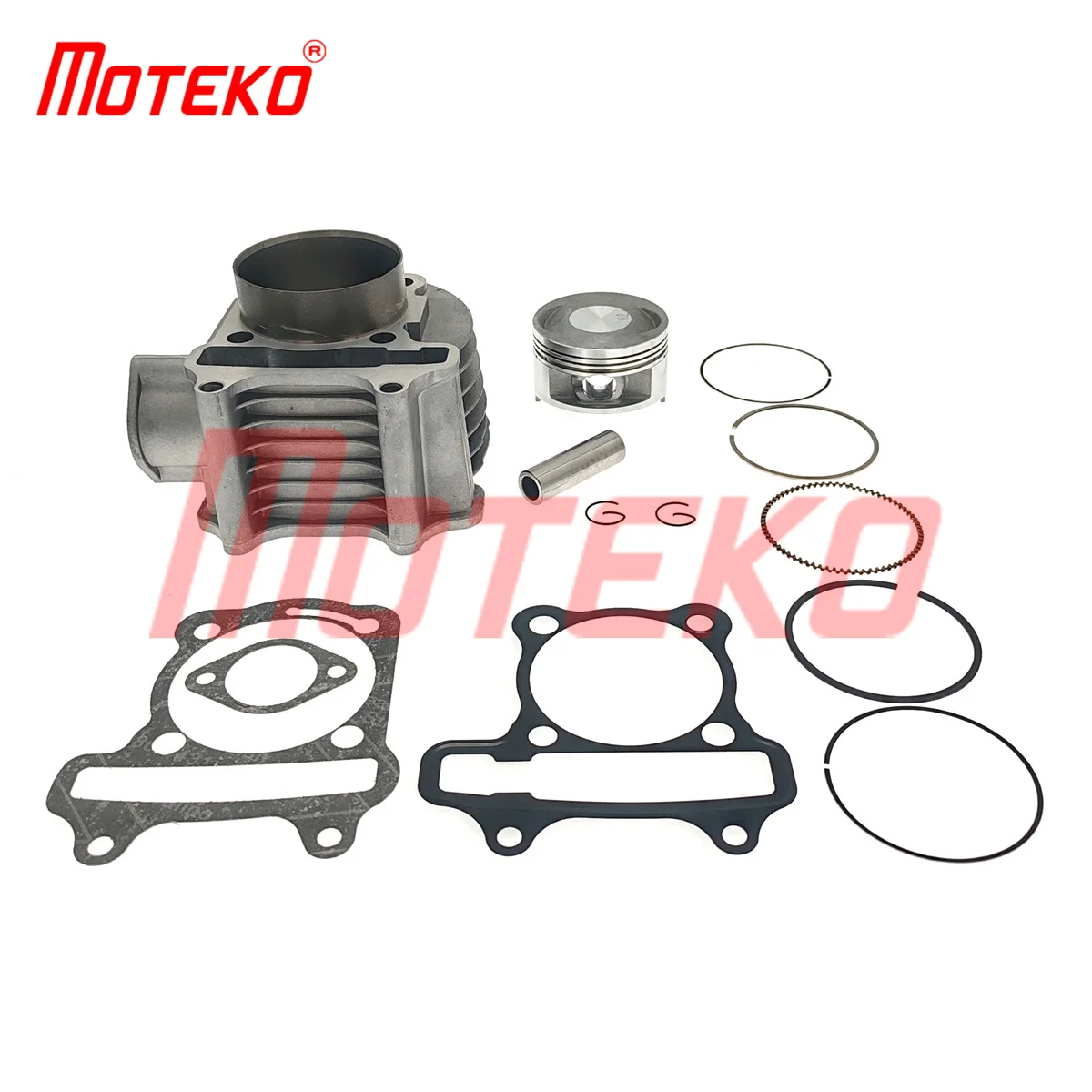 BX1405283 GY6 175CC 62MM BIG BORE CYLINDER KIT AND PISTON 15MM PIN SCOOTER ENGINE PARTS FOR 157QMJ CHINESE SCOOTERS ATV GO KART