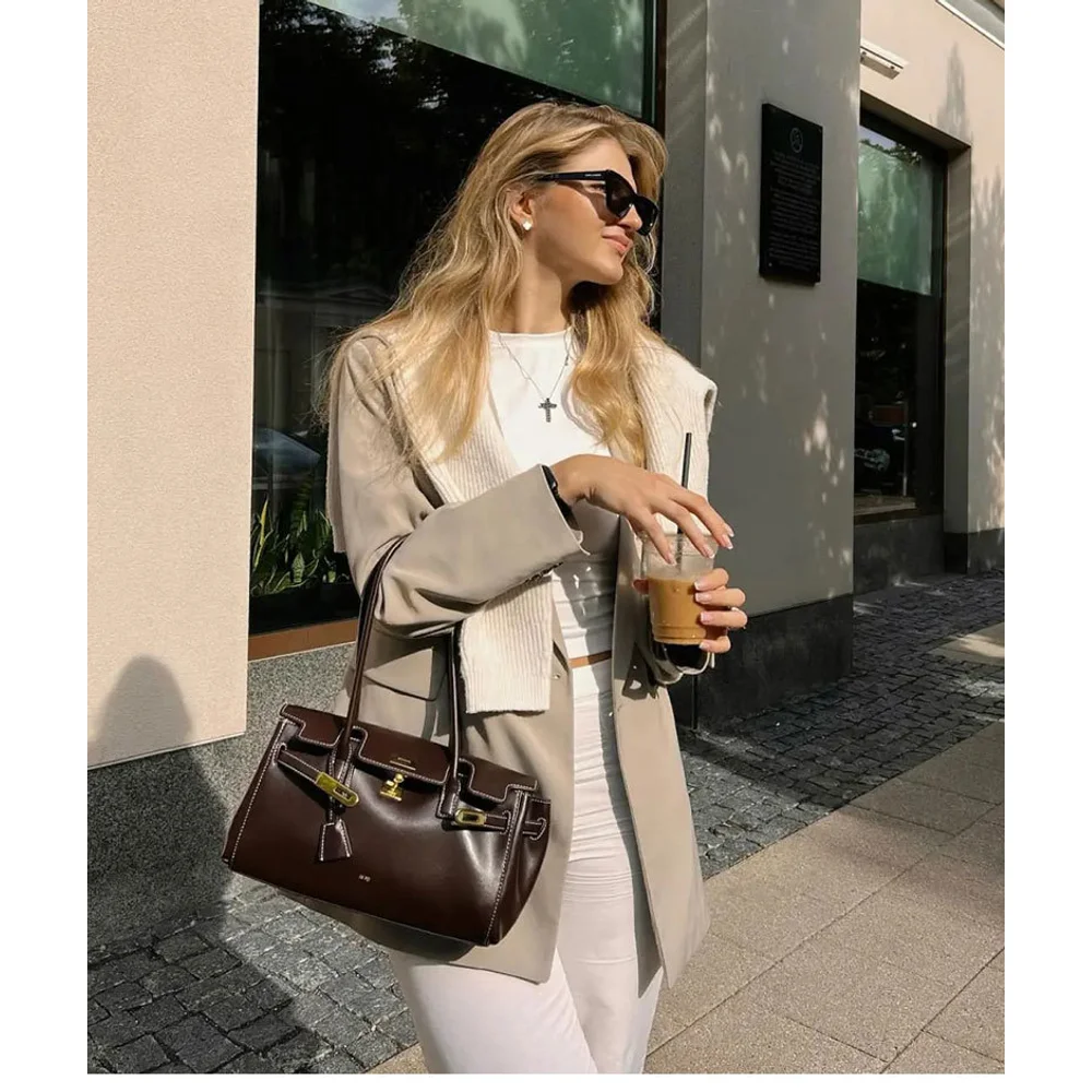 

Новая женская сумка-портфель, сумка на одно плечо под мышками с уникальным дизайном, сумка для французского хлеба