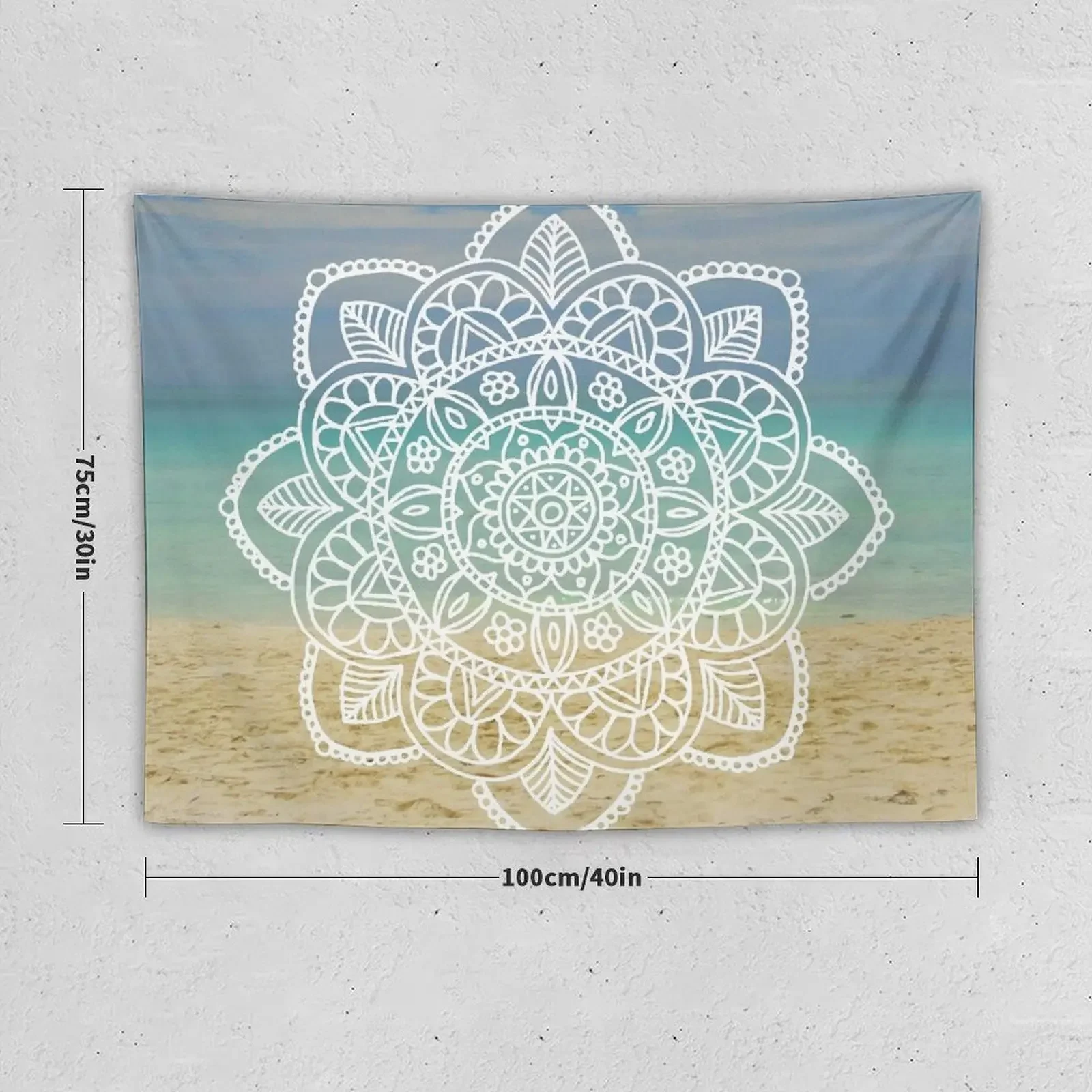 Beach Mandala Tapestry For Bedroom Funny House Decoration Tapestry