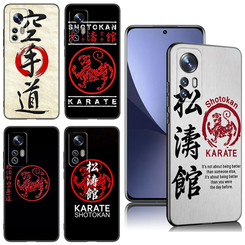 Черный силиконовый чехол для телефона Shotokan Karate Symbol для Xiaomi Mi 9 SE 8 10T 11 12 13 Lite 9T 11T 12S 12T 13T 14 Pro 5G NE 11i 12X