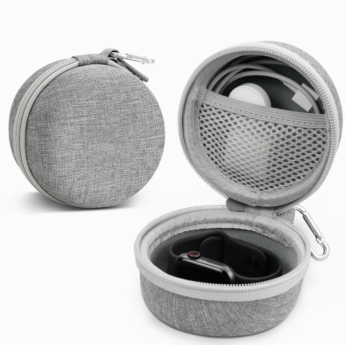 EVA-Reisetasche für einzelne Uhren, tragbarer Aufbewahrungs-Organizer, Box-Halter, stoßfest, wasserdicht, Smartwatche-Behälter mit Reißverschluss