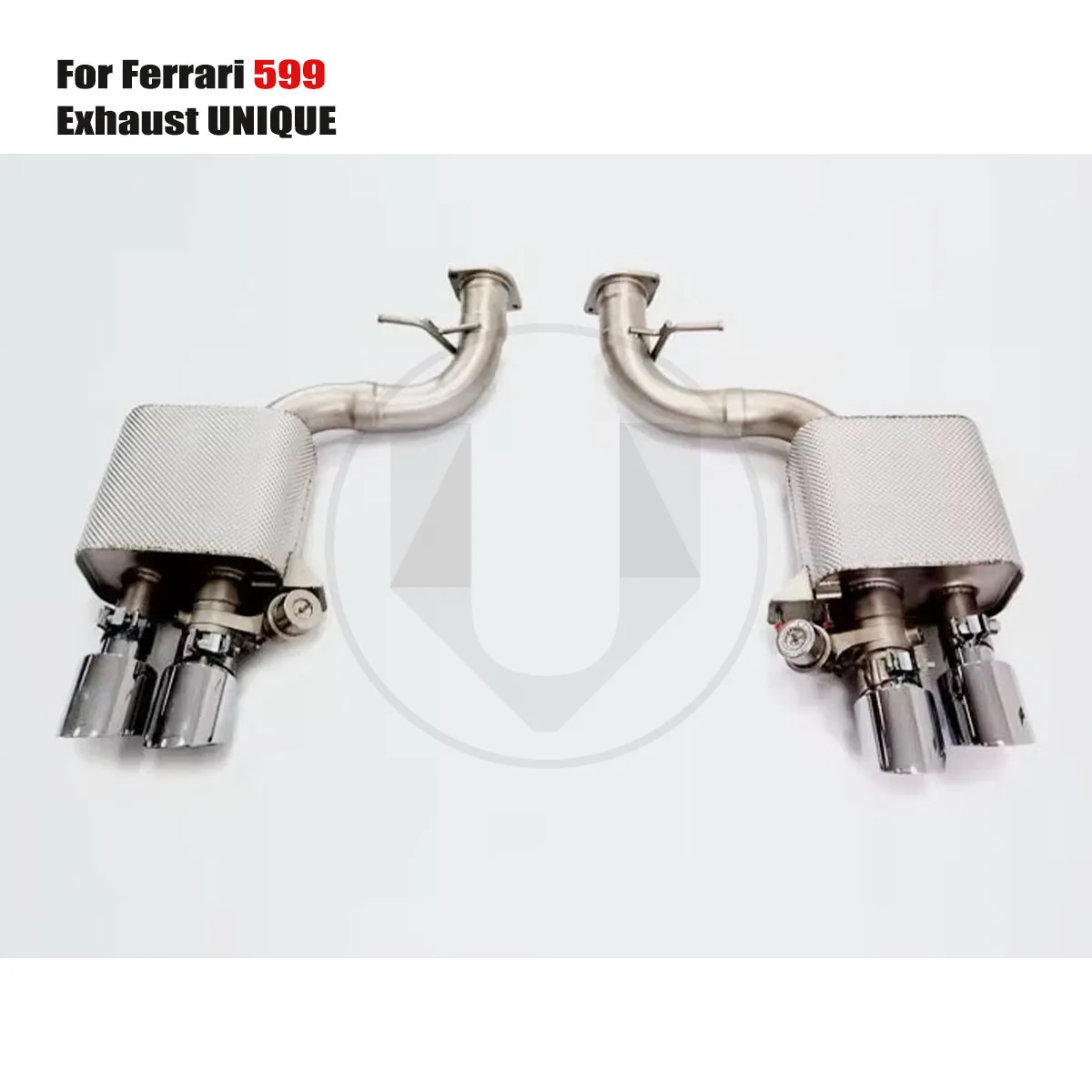 

UNIQUE Designs Ferrari 599 V12 6.0L SS304 Valve Exhaust High Performance Exhaust Pipe for Exhaust System