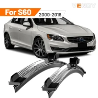 Para Volvo S60 2000-2018 2001 2004 2005 2009 2010 2011 2012 2013 2014 2017 2 uds limpiaparabrisas delantero limpiaparabrisas